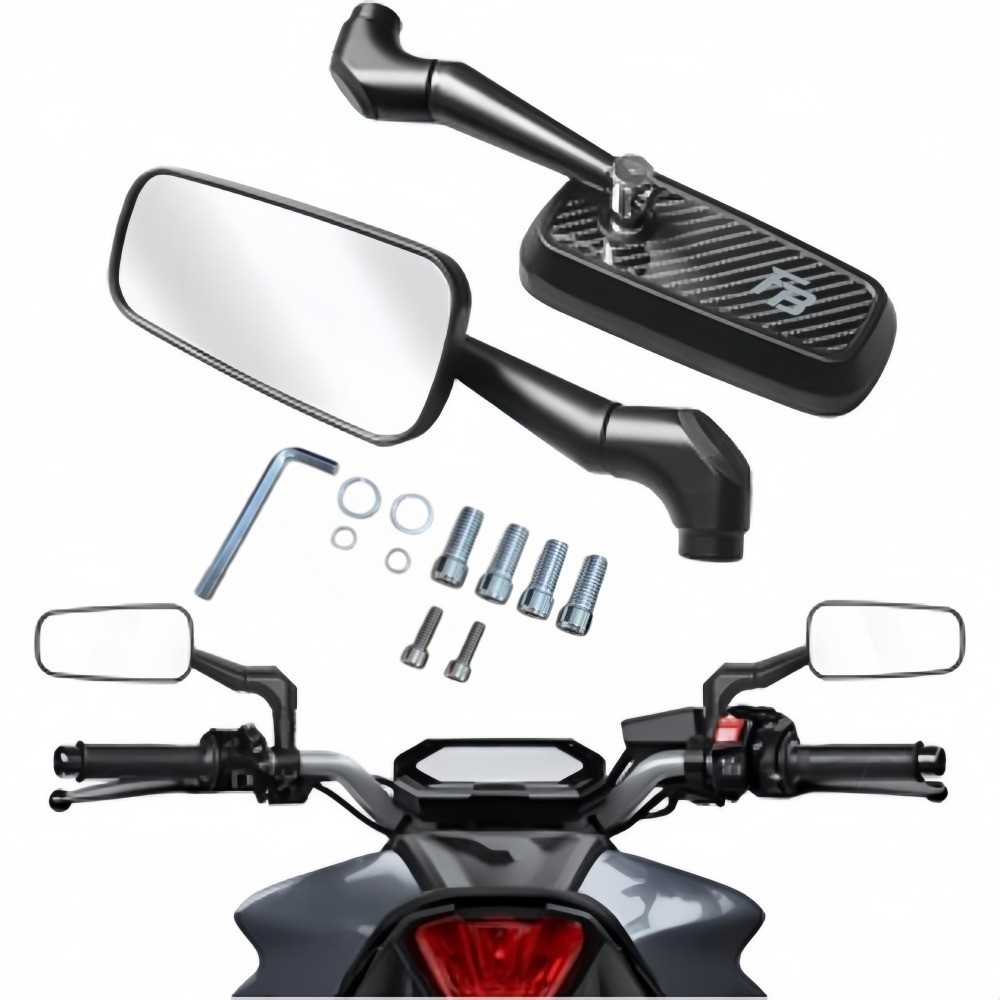 item picture motorcycle universal rear view side mirrors   scooter mirrors 8mm 10mm mirrors rearviews