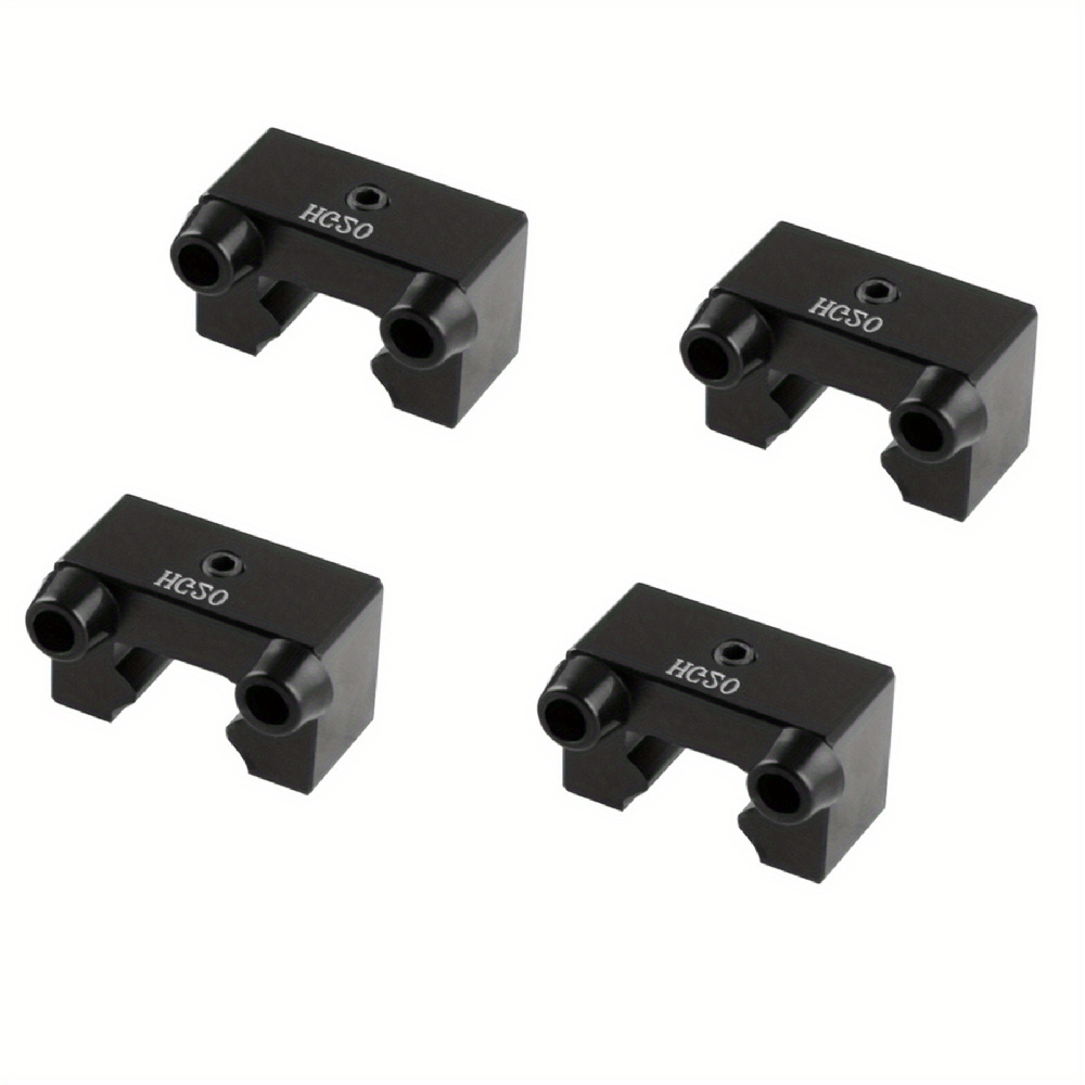 Image of 4pcs Hgr20 Linear Guide Rail Stoppers, Limit Block Stop Retainers For Semiconductor Equipment, Circuit Board Machines, Small Linear Motion Equipment