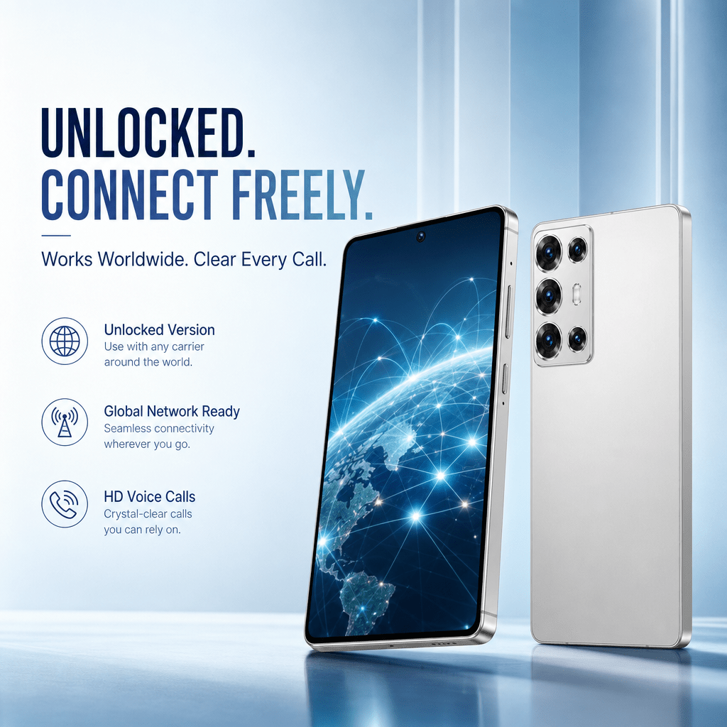   unlocked device sim free 6 8 inch hd large display 4 64gb expandable memory   face unlock full set present holiday Product details 2