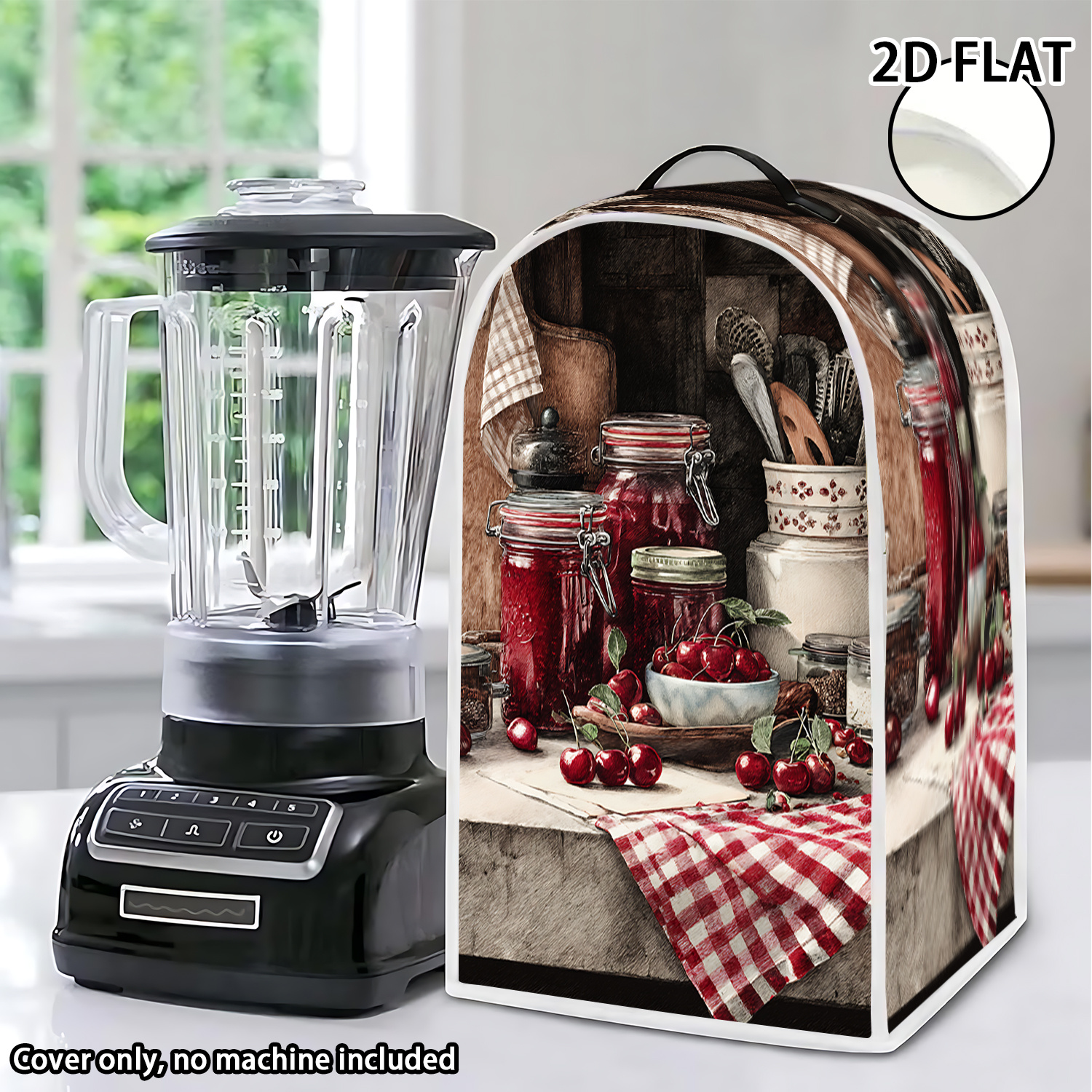 TEMU For Blenders, Coffee Makers, Juicers & Food Processors Appliance Cover - Modern 2d Flat Dust-proof Design, Compatible With Blenders, Espresso