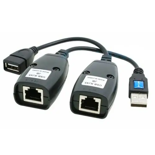 1 x usb rj45 adapter set self powered usb 2 0 male to female cat6 e 6 rj45 lan ethernet network extender repeater adapter converter cable