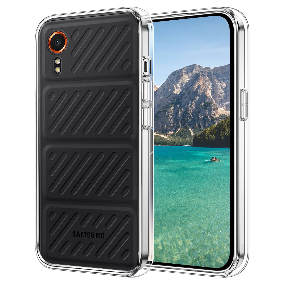 TEMU para Teléfono - Carcasa Ultra Delgada Antigolpes para Samsung 7, Diseñada para 7, Protección contra Arañazos con un , Transparente y de