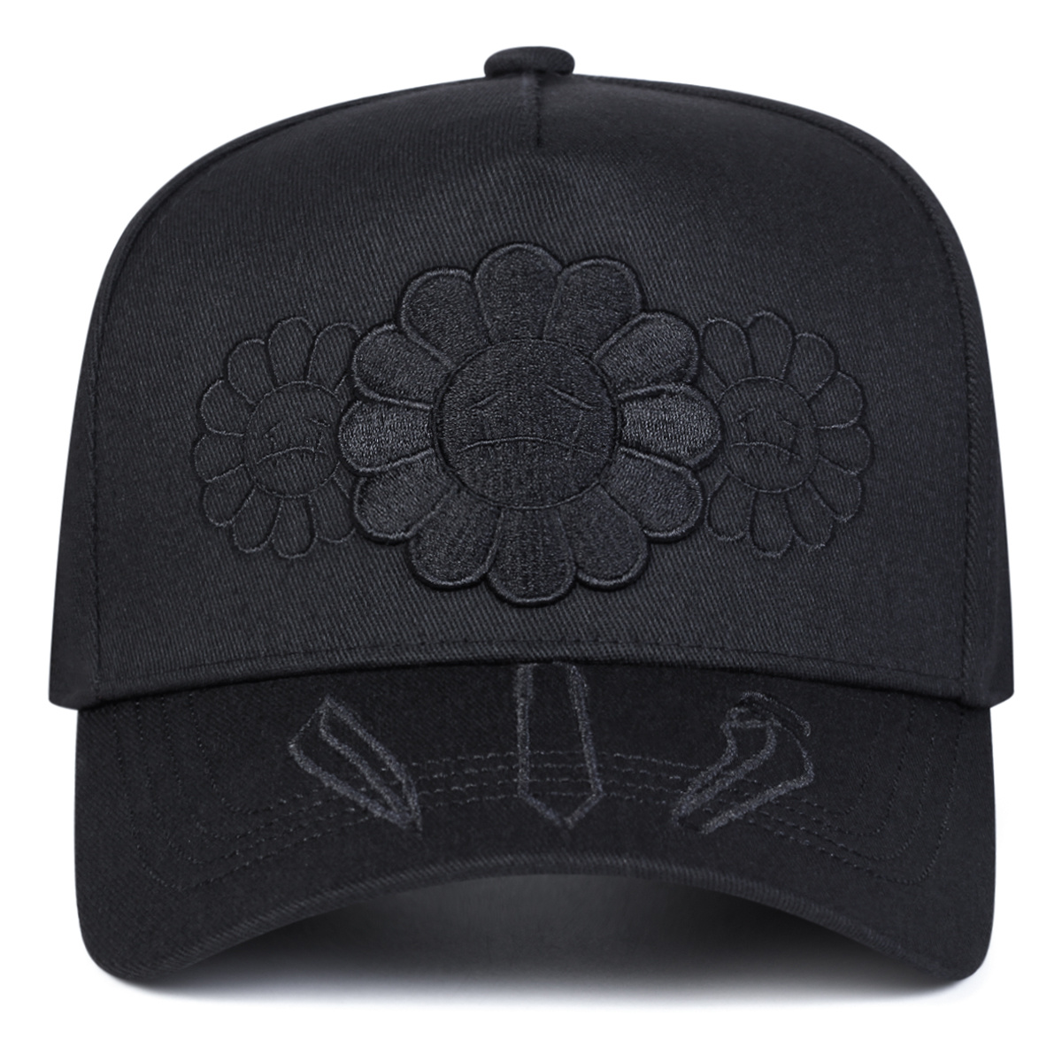 TEMU 1 Heren Print Vijfdelige Baseballpet, Verstelbare Outdoor Mode Casual Hoed voor Lente, Herfst, Reizen en Strandfeesten