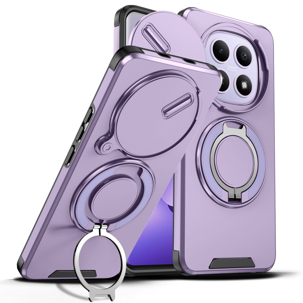 TEMU Funda para Teléfono: Serie con Ventana y Soporte, Compatible con Redmi Note 15, Carcasa Protectora Anticaídas de Cuerpo Completo