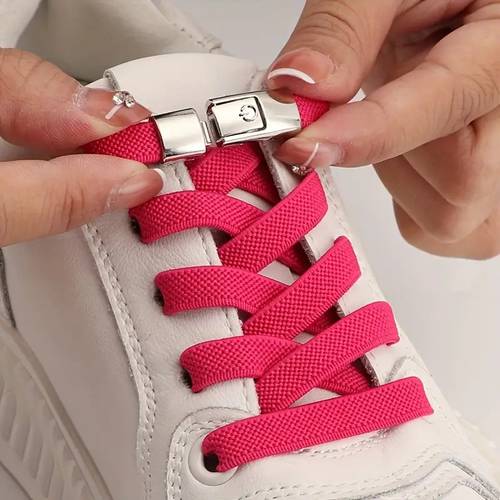 adjustable lace with 1 pair of shoelaces and 1 pair of shoe s suitable for mens and womens sports shoes tennis shoes and walking shoes