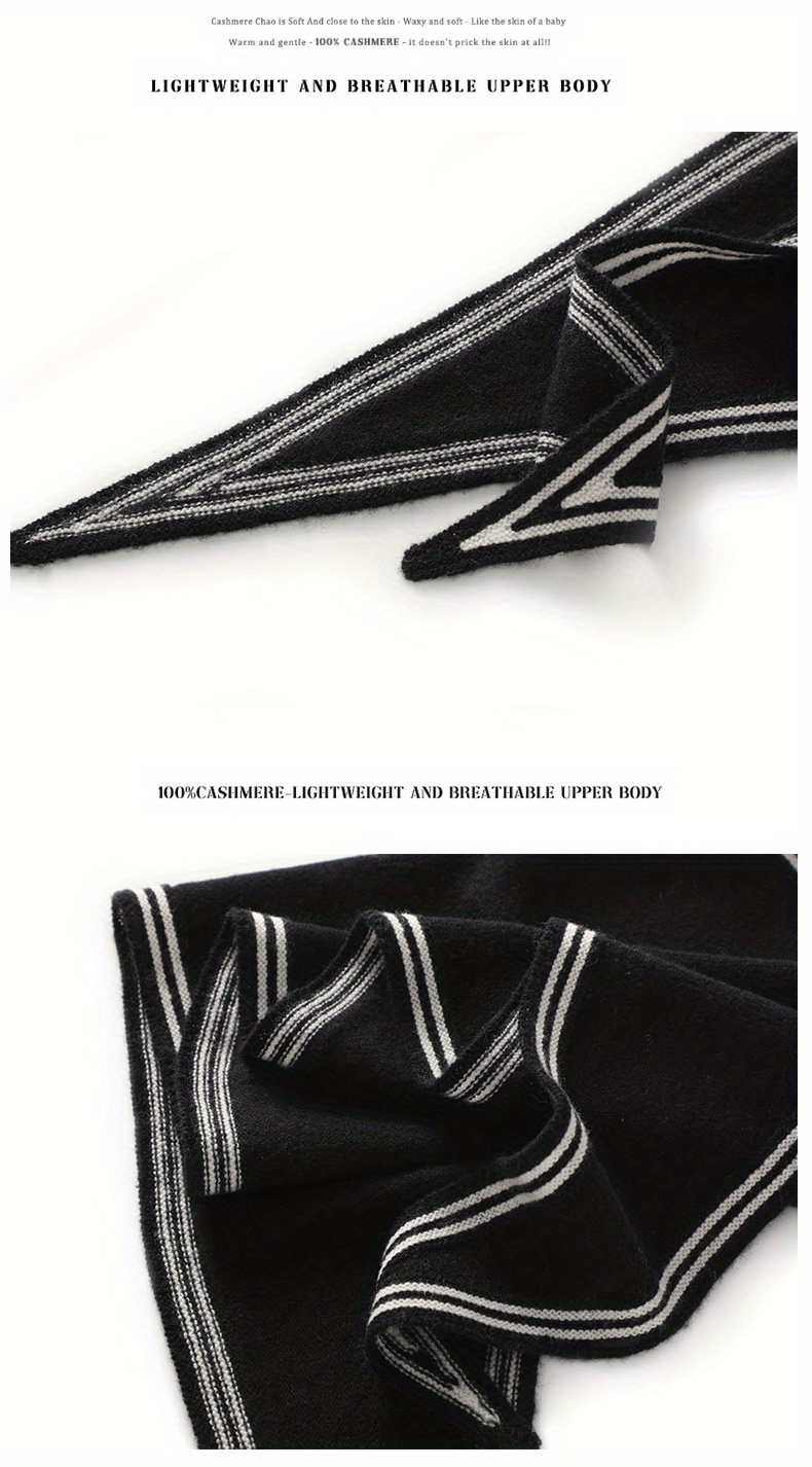 Ultra-Soft Cashmere Scarf: A Two-In-One Versatile Triangular Shawl And Neck Gaiter for Warmth And Comfort