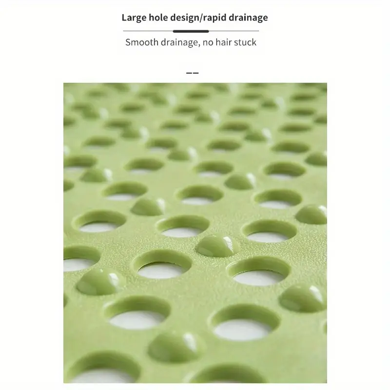 39 x 16 extra long non slip bath mat pvc bathtub mat soft shower floor mat with drain holes Product details 5