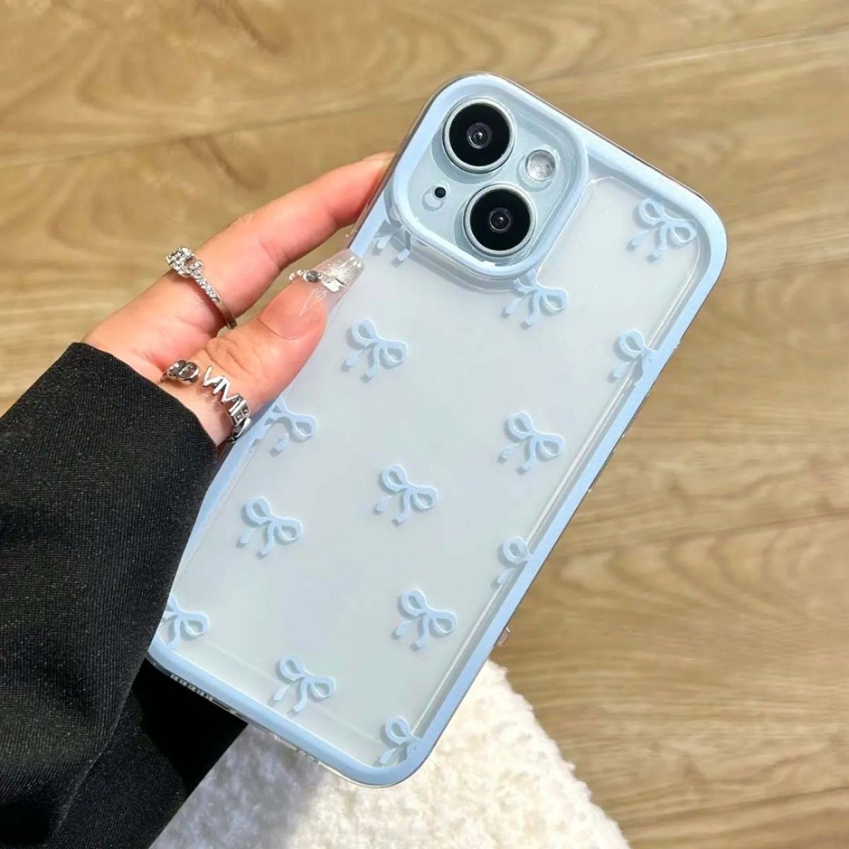 TEMU Phone Case - Small Bow Pattern High Anti-drop Tpu Phone Case, Suitable For A04 A05 A05s A06 A12 A13 A14 A15 A16 A21 A22 A23 A24 A25 A26 M13