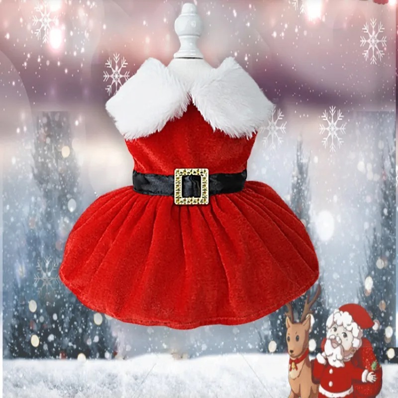 dog christmas dress medium Woofmas Dog Dress