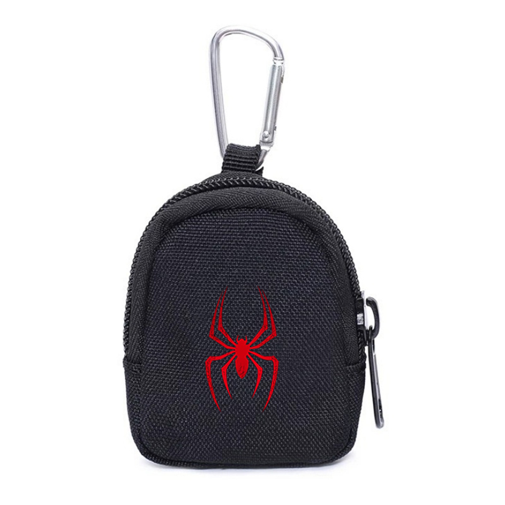 TEMU Monedero pequeño para hombre de 1 pieza, delgado y mini con cremallera y de roja, para llaves, monedas y tarjetas