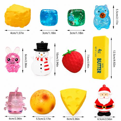 party favor toys multi item fidget toy pack each with a slow rebound effect surprise small gifts back to gifts christmas gifts birthday gifts styles are random