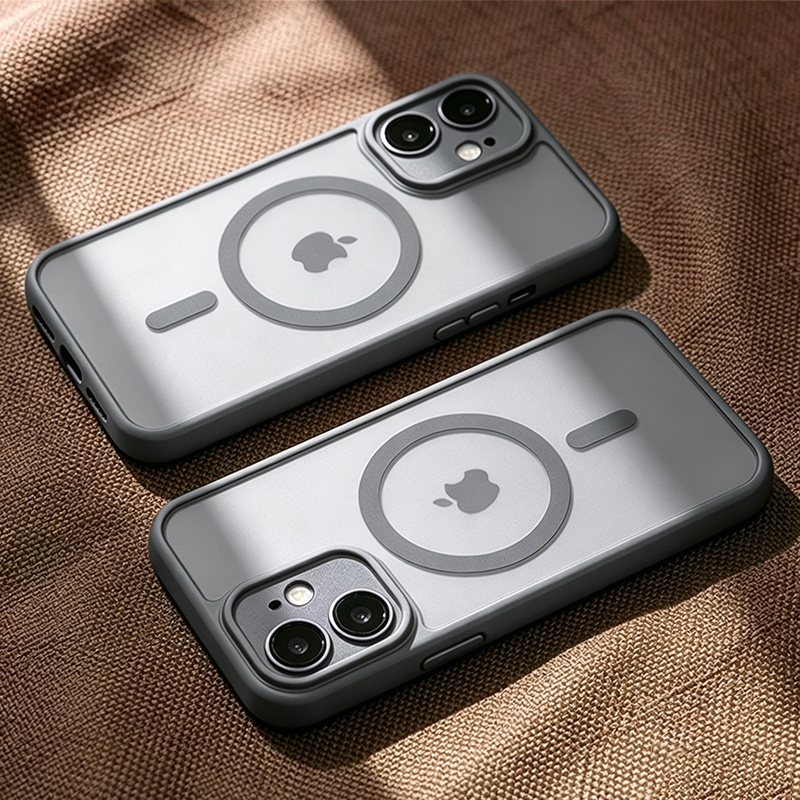 TEMU Phone Case: Premium Matte Translucent Magnetic Phone Case For Iphone 17 Pro Max 17e 16 Pro Max 15 14 13 12 11 Pro Air, With Camera Lens