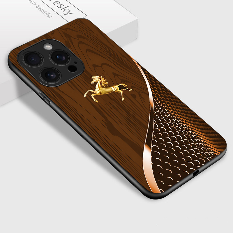 TEMU Phone Case: For Iphone 16 15 14 13 12 11 Pro 16e 7 6 5 X Xs Xr Phone Case, Stylish Grain And Pattern Glossy Glass Casing Back Cover Gift