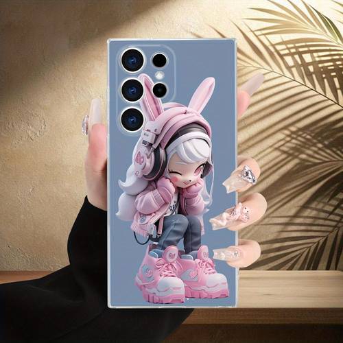 zdjęcie przedmiotu etui na telefon: modne, proste, klasyczne i trendy przezroczyste etui z popularnymi wzorami dziewczęcymi, wygodne w trzymaniu. pasuje do 25/s24/s23/s23 plus/s23 ultra/s23 fe/s22 ultra/s22 plus/s22/s21 ultra/s21 fe/s21/s20 ultra/s20 plus/s20/a55 5g/a54 5g/a53 5g/a52/a34/a33/a32/a25 5g/a24