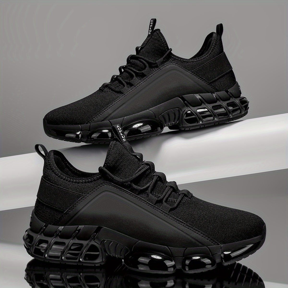 TEMU [sneakers] Men's Plus Size Lightweight Breathable Casual Shoes, Made Of Breathable Mesh Fabric, All Year Round, Suitable For Sports And Daily