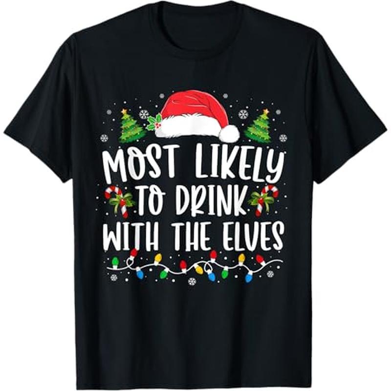 

To The Elf Drinking Christmas Men Women T - , 100% , For , S - Xxxl,