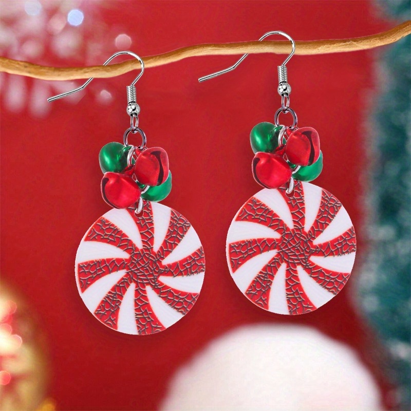 Women's Fashionable Drop Earrings with Christmas Vibe