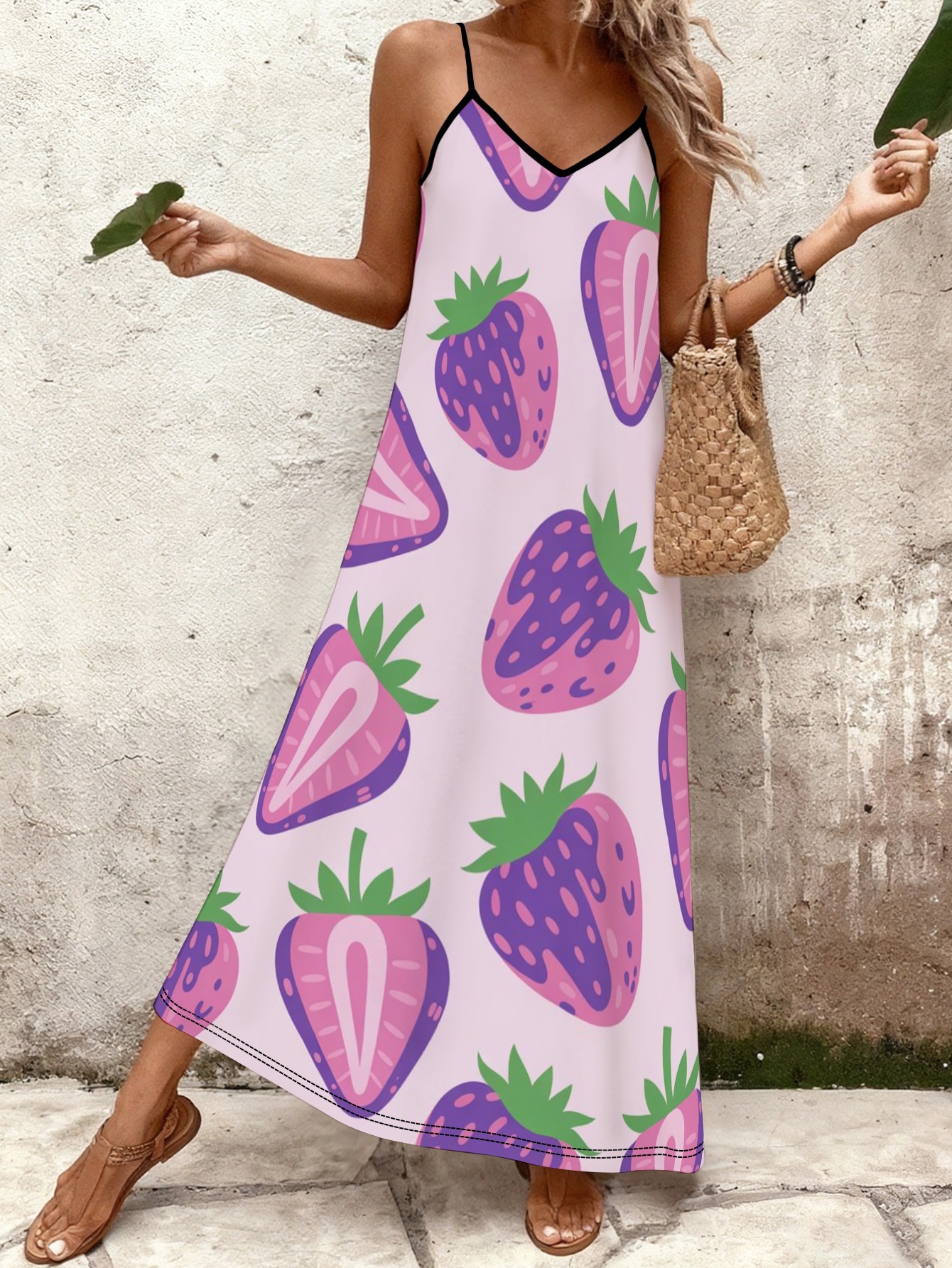 purple strawberry dress Purple Strawberry Dress  ittikid  Scandinavian Children's Clothes