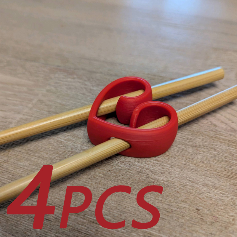 TEMU 1/4 Chopstick Aid | Durable Hard Plastic Kitchen Tableware Gadget, Perfect Unique Gift For Christmas, Valentine's Day, New Year | Practical