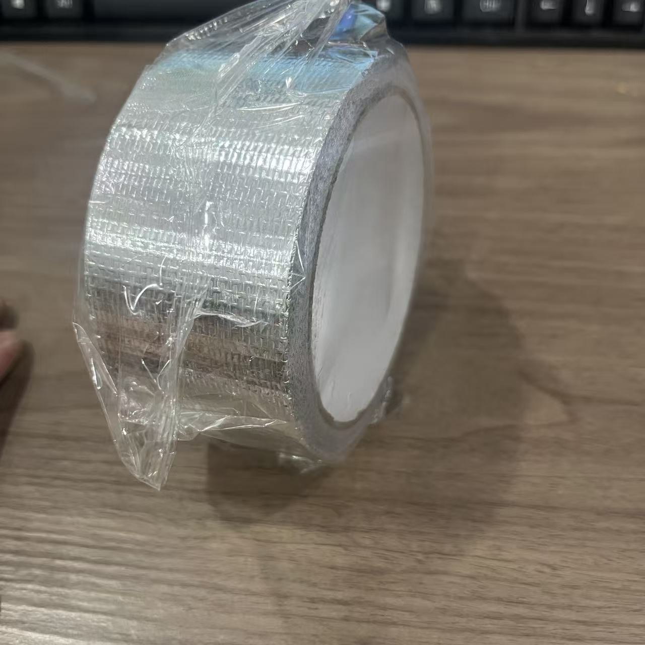 TEMU 1 Roll 15.25m Heavy-duty Waterproof Aluminum Foil Tape - , High-temperature Resistant, Insulating, Leak-proof And Rust-proof, Instant Sealing,