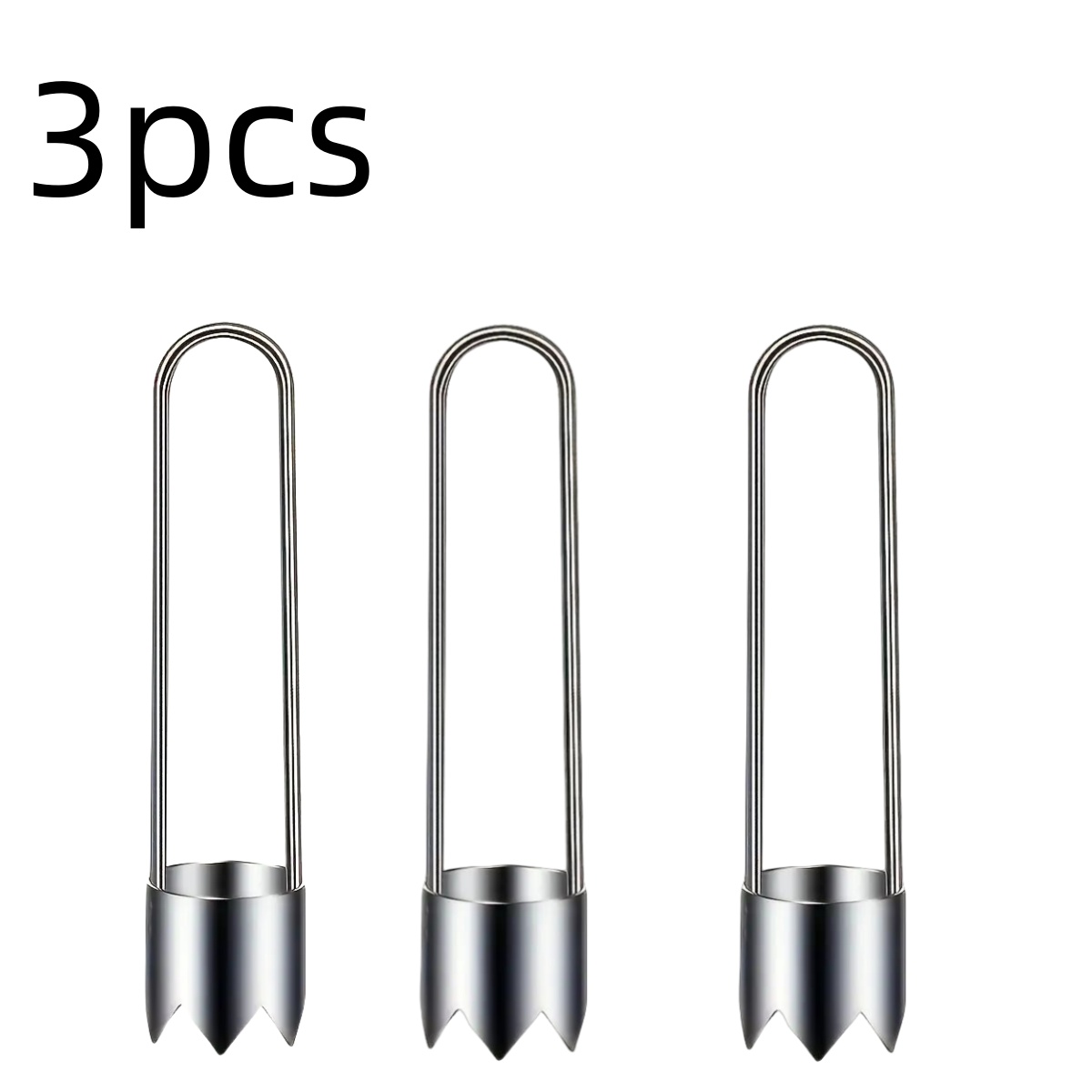 3pcs Fruit And Vegetable Seeder, Pepper Seeder, , Pear, Tomato, Chili And Other Kitchen Tools. -durable And , Suitable For Multiple Holidays Such As Christmas And Eid Al Fitr