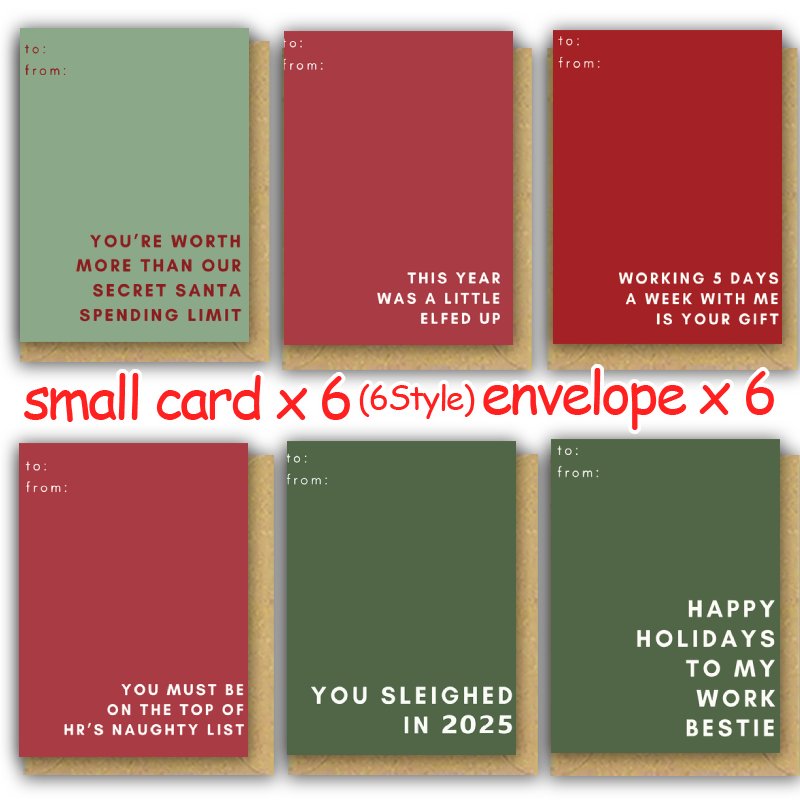 TEMU 12pcs,funny Christmas Cards,christmas Cards For , Cards,merry Christmas Cards, Greeting Cards,christmas Gift,the Best Christmas Gift For ,