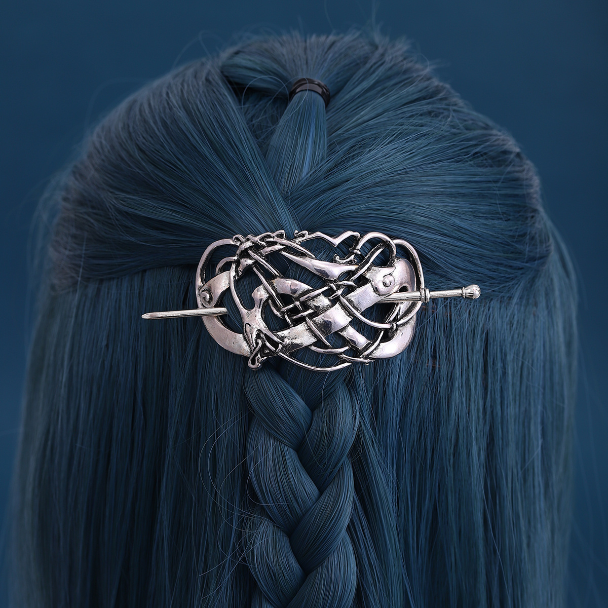 Vintage Viking Dragon Celtic Knot Hairpin for Women