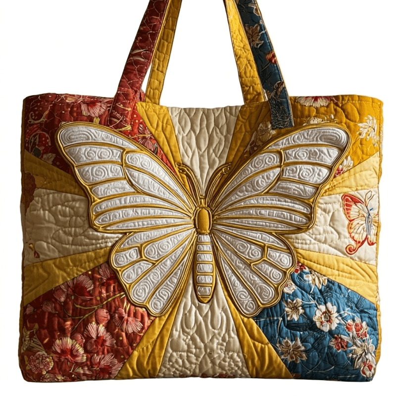 TEMU Women' Quilted Large Tote Bag With Floral Print - Lightweight Handbag Suitable For Travel, Grocery Shopping, Daily Use, Soft Spacious Storage,