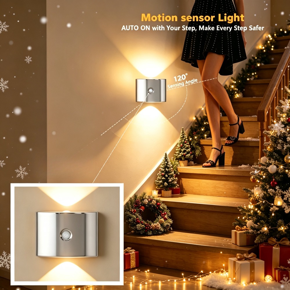 USB Smart Sensor Night Light with Magnetic Fill Light