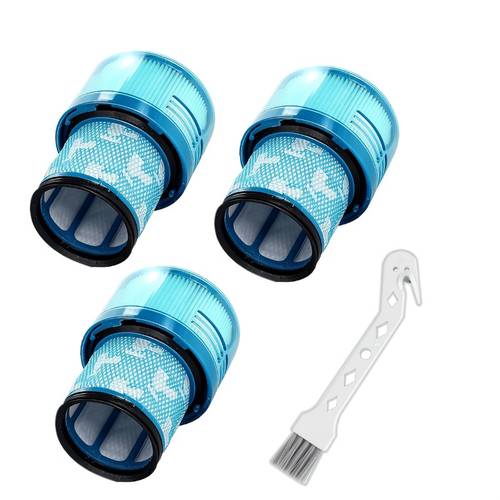 item picture 4pcs set 3pcs filters and 1pc brush compatible with v15 detect v15 detect v15 v11 animal replacement filter compatible with v11 sv17 sv14 post filter vacuum cleaner replacement parts home cleaning additions part number
