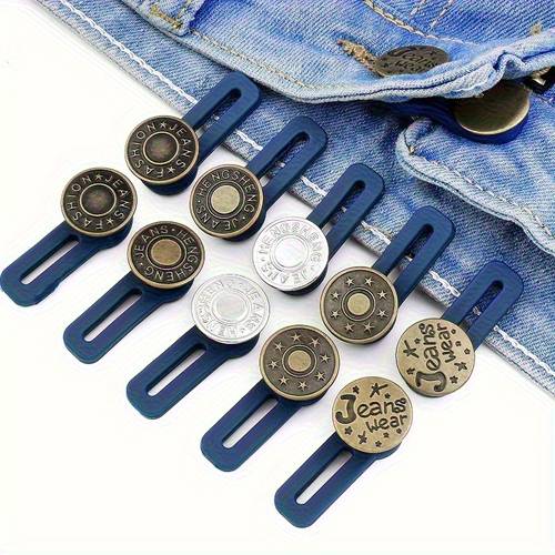 13pcs adjustable jeans button extenders unisex seamless belt extenders telescopic waist expanding buttons nail and sew buttons adjustable and detachable buttons extension buckles jeans buttons