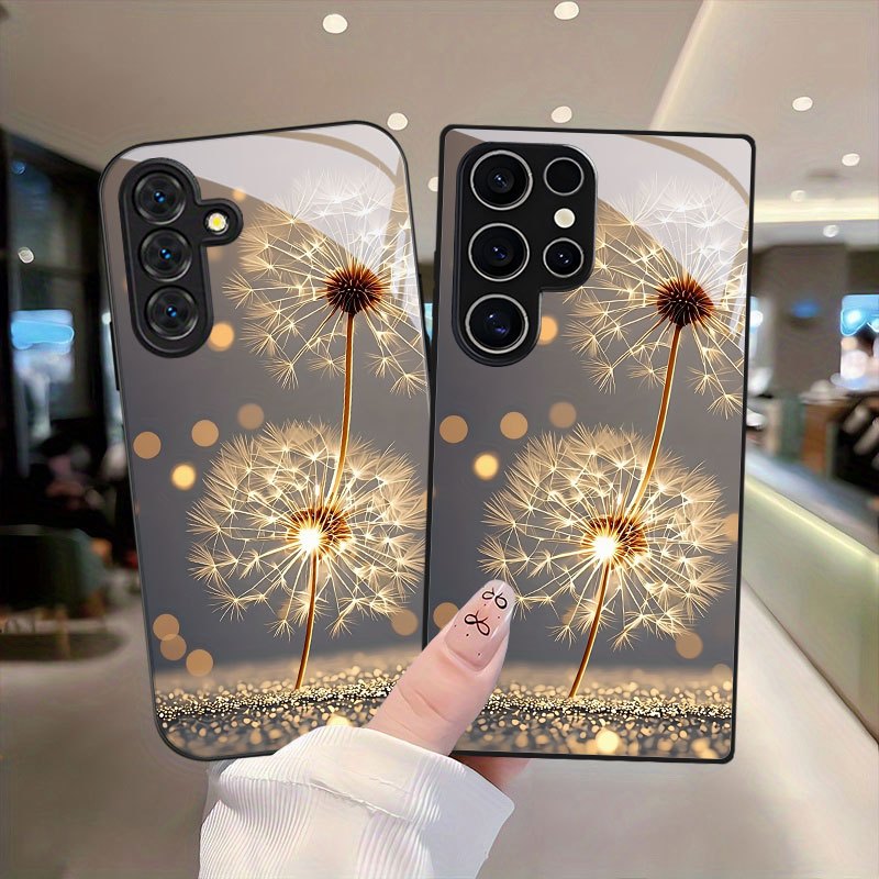 TEMU Phone Case - Dandelion Starry Sky Print Phone Case For Galaxy