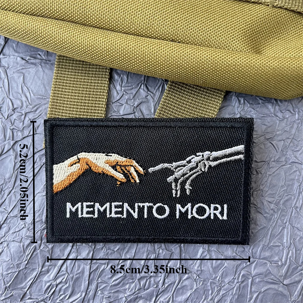 Temu – TEMU Embroidered Patch Featuring ” For And Backpacks, With Backing