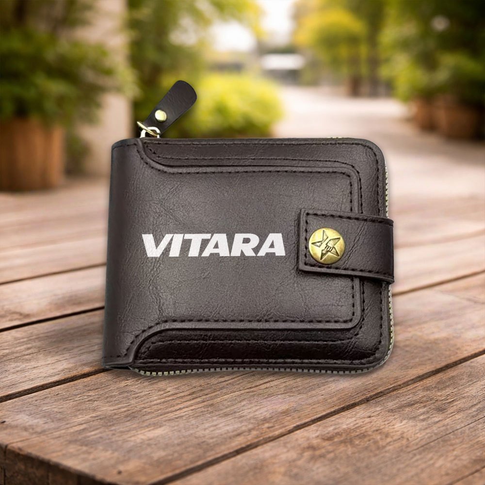 TEMU New Large Capacity Durable Retro Coin Purse With Multi-card Slots And Zipper Closure, Suitable For Cash, Keys, Id Card, License, Daily And