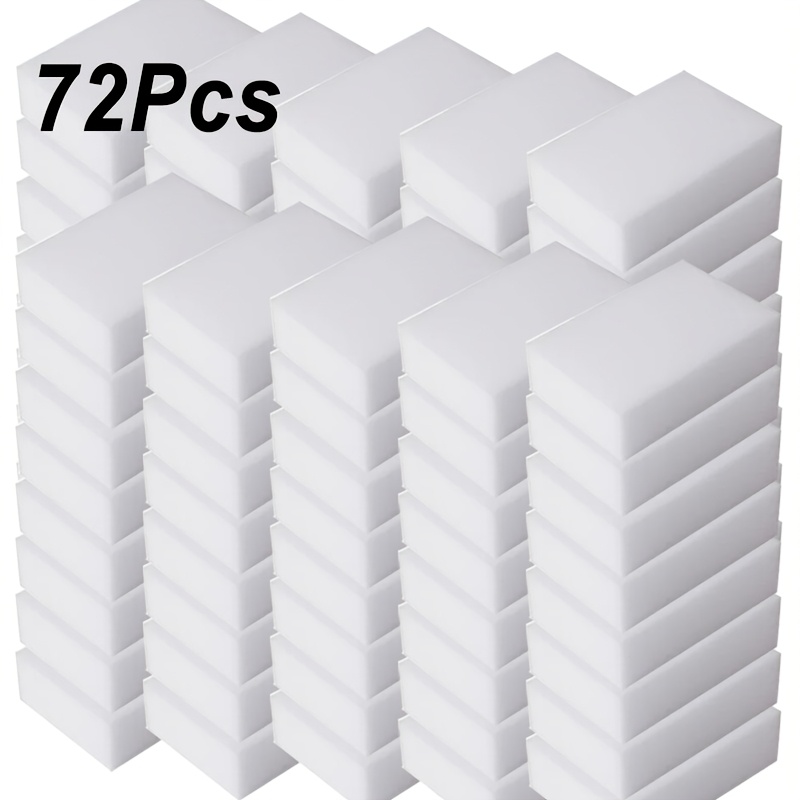 TEMU 18/36/72pcs Sponge Eraser, Foam Cleaning Pad, Multifunctional Household Cleaning Sponge, Kitchen Dishwashing Sponge, Suitable For Furniture,