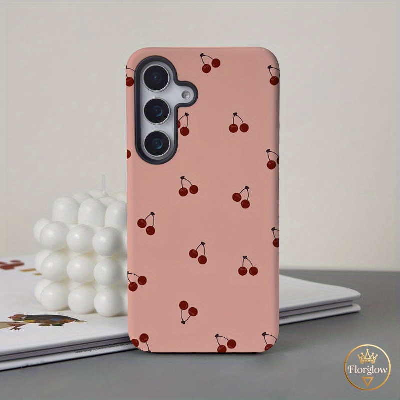 TEMU Phone Case: Full Screen Of Cherries Suitable For