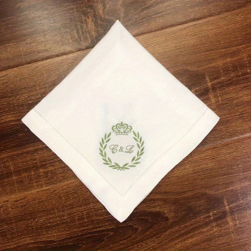 TEMU Romantic Personalized Napkins, Custom Party Napkins, Hotel Customized Napkins, Outdoor Personalized Napkins, Wedding Party Customized Napkins,