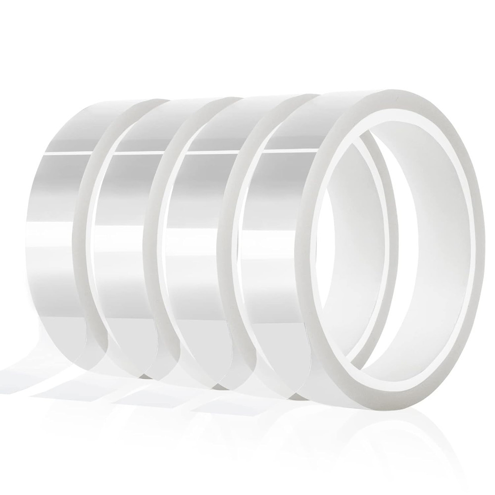 TEMU 4pcs Transparent High Temperature Heat Tape Heat Tape For Sublimation Heat Adhesive Tape For Heat Press High Temperature Tape Heat Transfer