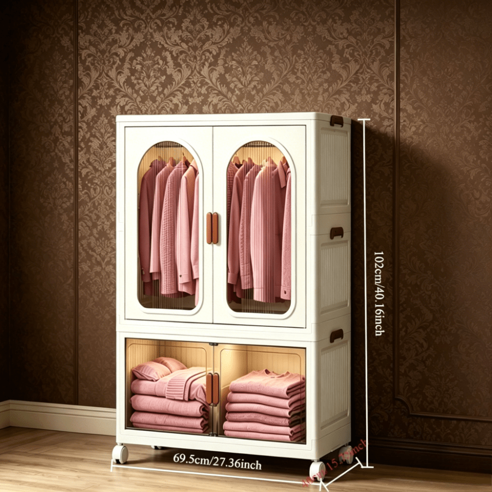 mehrschichtiger stapelbarer kleiderschrank kunststoff 10
