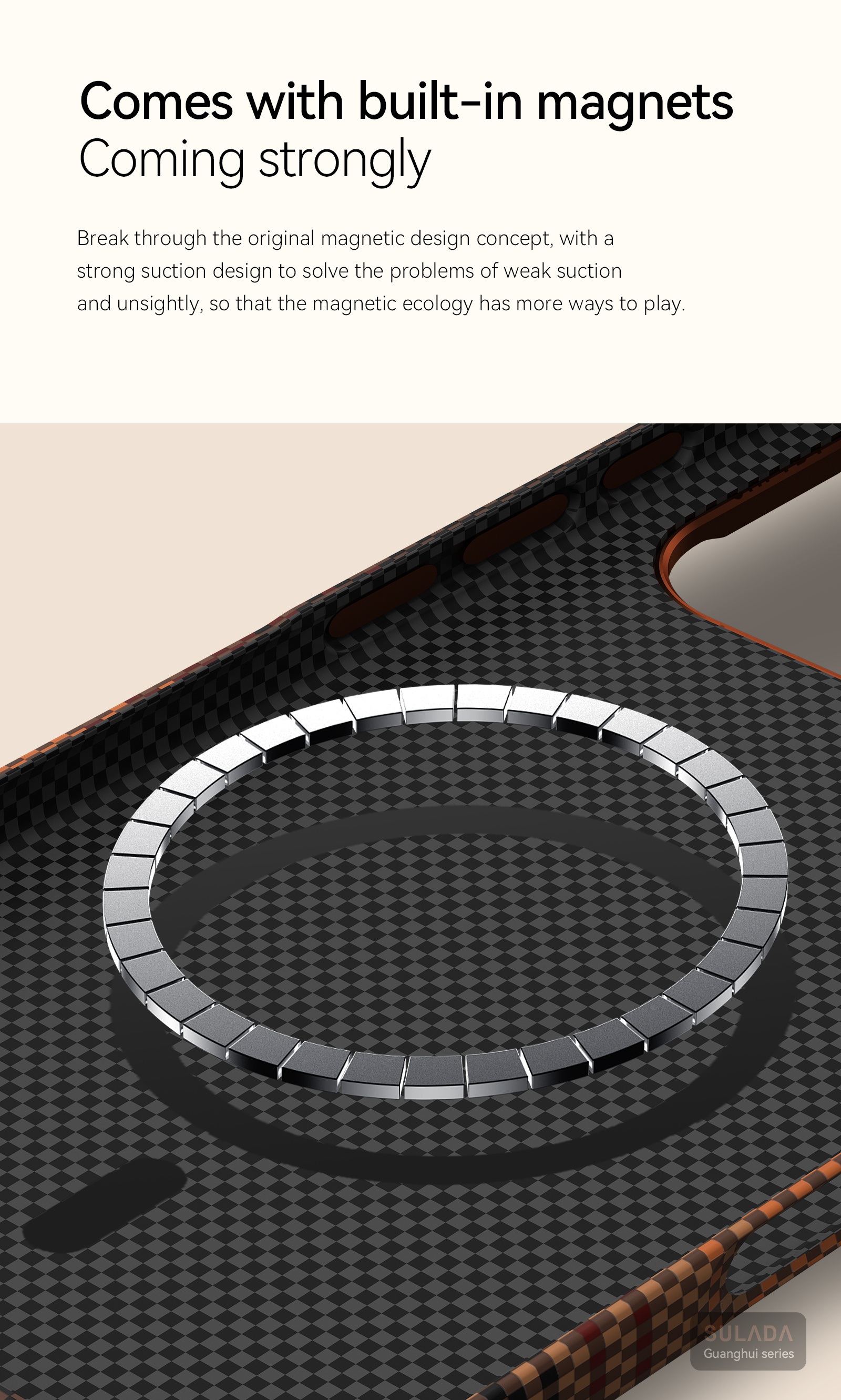 for iphone 17 pro   fiber precision hole lens protection case for iphone17pro, comfortable grip     unisex phone cover with magnetic protective shell Product details 4