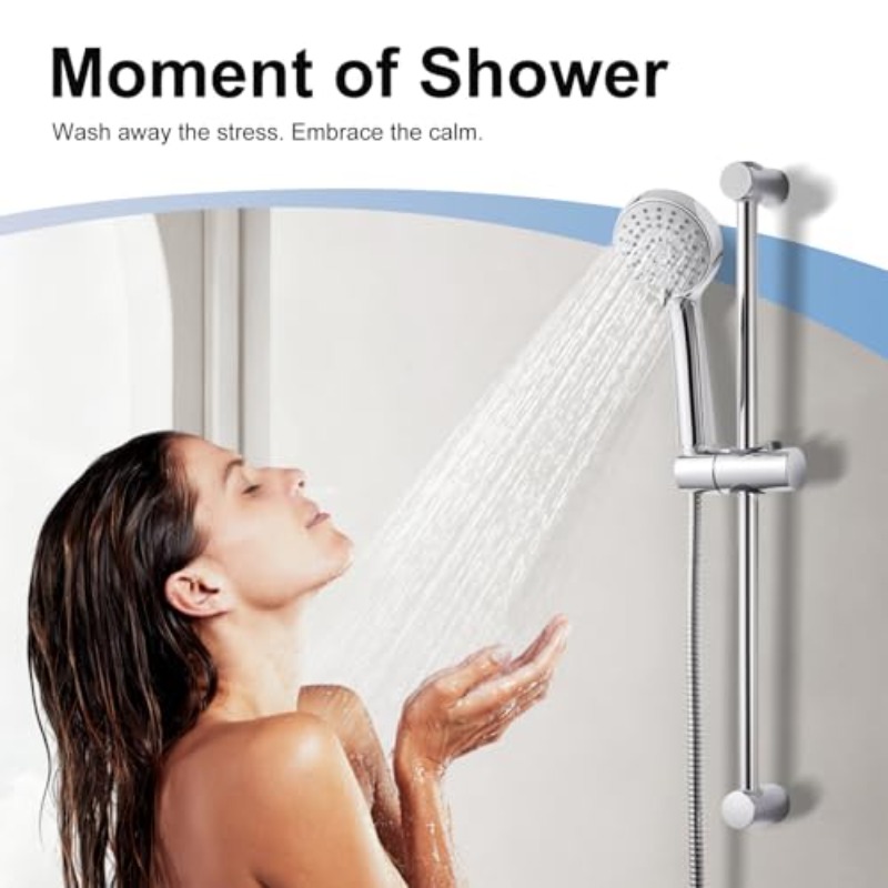 OFFO High Pressure Handheld Shower Head with 3 Spray Modes