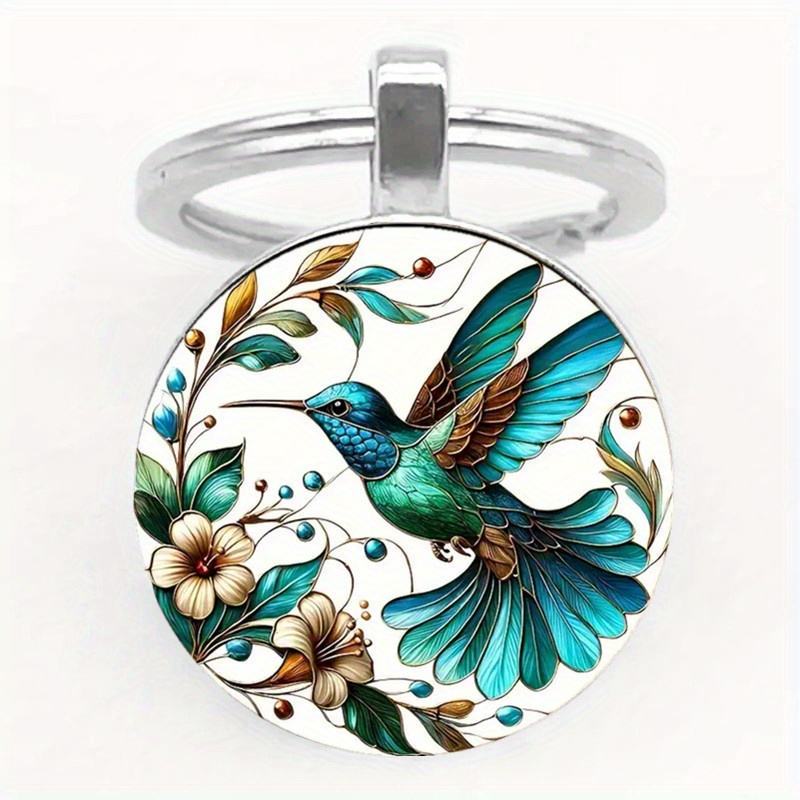 

Chic Hummingbird & Keychain - Zinc Alloy, Vintage Style - Perfect Birthday Or Holiday Gift For Men