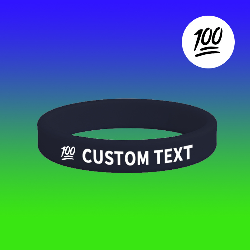 26pcs Custom Silicone Bracelets Pack, Personalised Gift