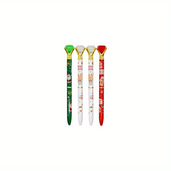 6pcs retractable pens with cute penguin design - black ink, durable metal construction,    , school, office, and party favors, penguin gifts, school stationery,   design, metallic   Product details 7