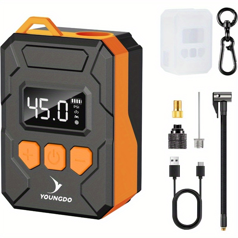 inflador neumáticos bicicleta eléctrica mini pieza Temu