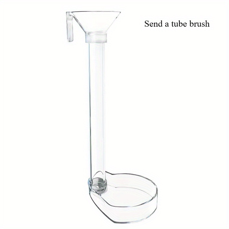 Image of Acrylic Aquarium Fish Feeder Transparent Tube Multifunctional Large Capacity Fish Tank Food Dispenser For Aquarium Tank Shrimp