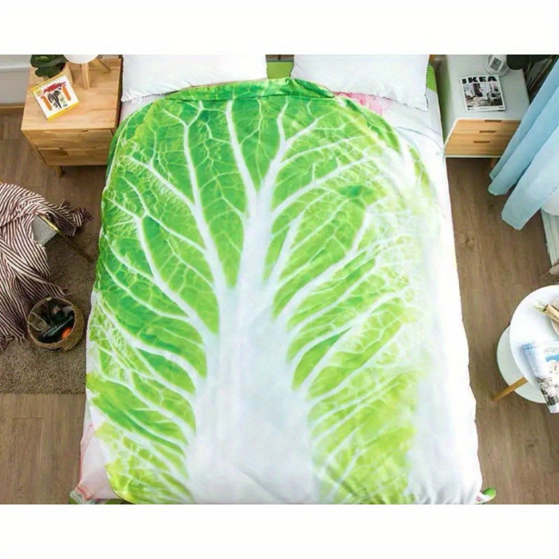 St. Patrick's Day Decke, Flauschig, Mit Kleeblatt-Muster - 127 X 152 Cm, Aus Weichem Flanell