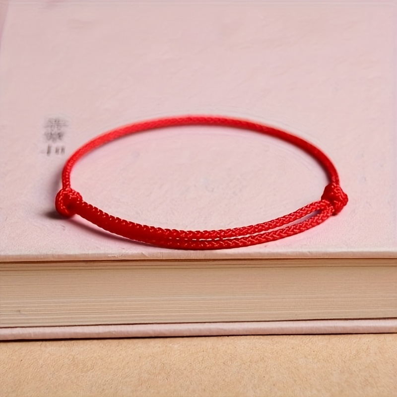 3pc Adjustable Hand-Woven Anklet Set for Women, Good Fortune