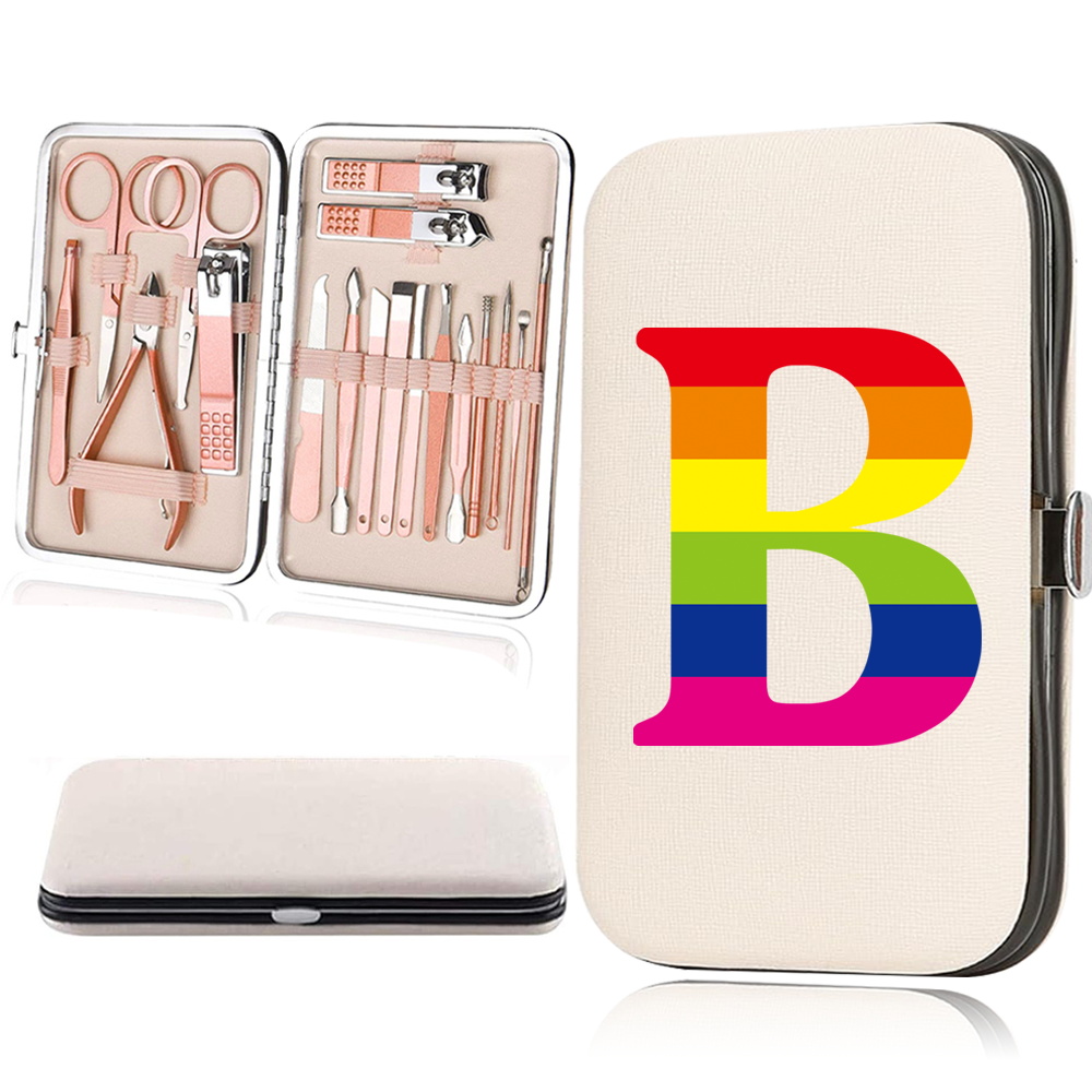 18pcs Nail Clippers Set with Portable Storage Case