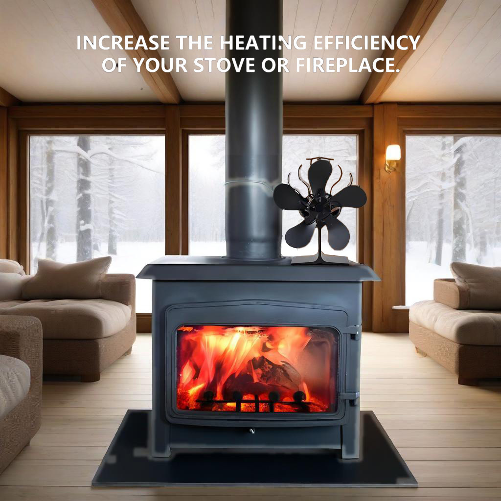 heating fan - no electricity needed, portable indoor/outdoor   with, energy- , for fireplace, living room, cabin, rv - durable abs construction, cabin heating solution, fireplace accessory,  , touch control, sturdy build,  , home decor lovers 0